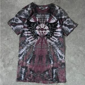 80s Vintage Motley Crue Symmetria Red T Shirt Size S